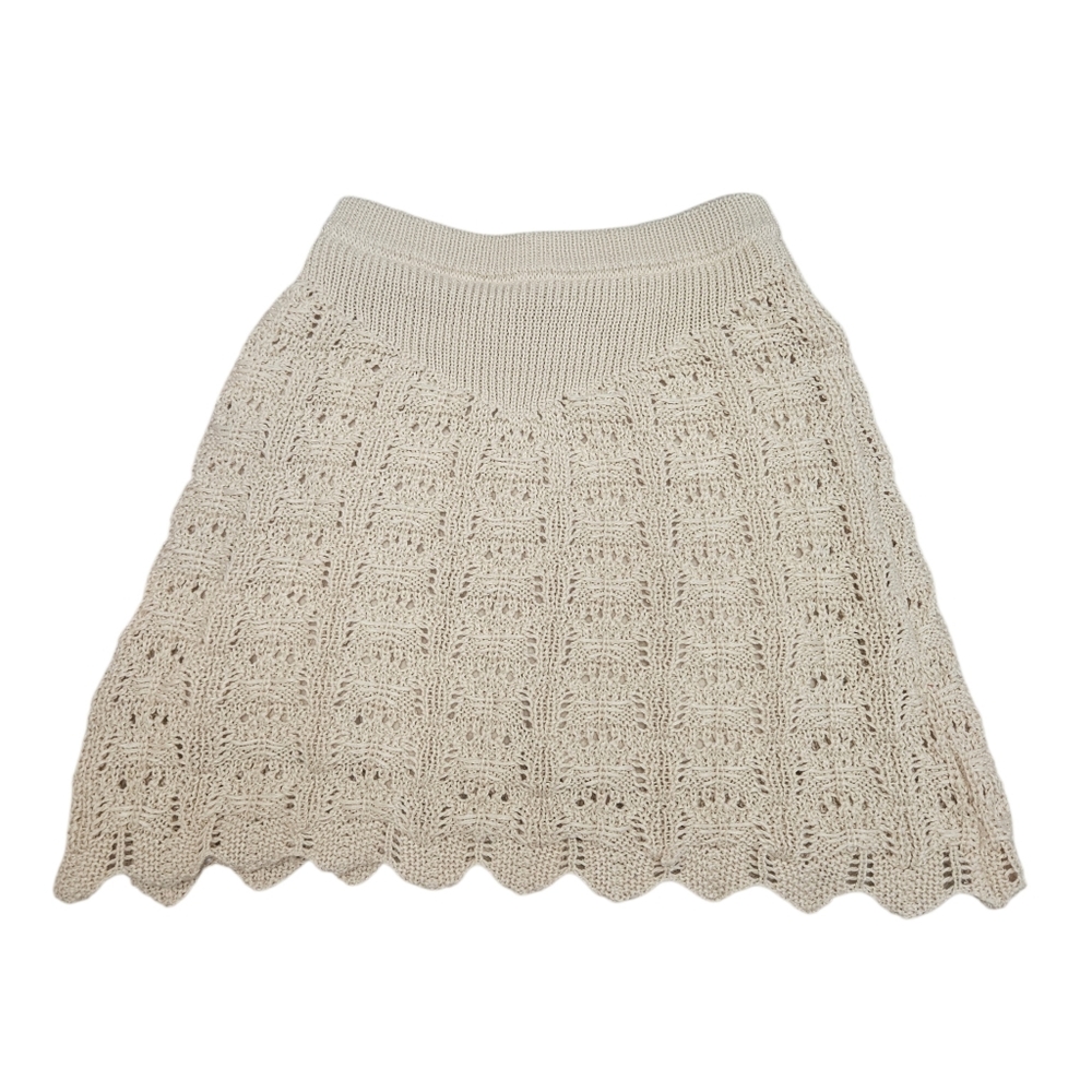 Haute Hippie Girls Crochet Skirt Skort Size 8 Boho